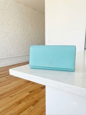 kate spade Turquoise Charlotte Street Alek leather NWOT